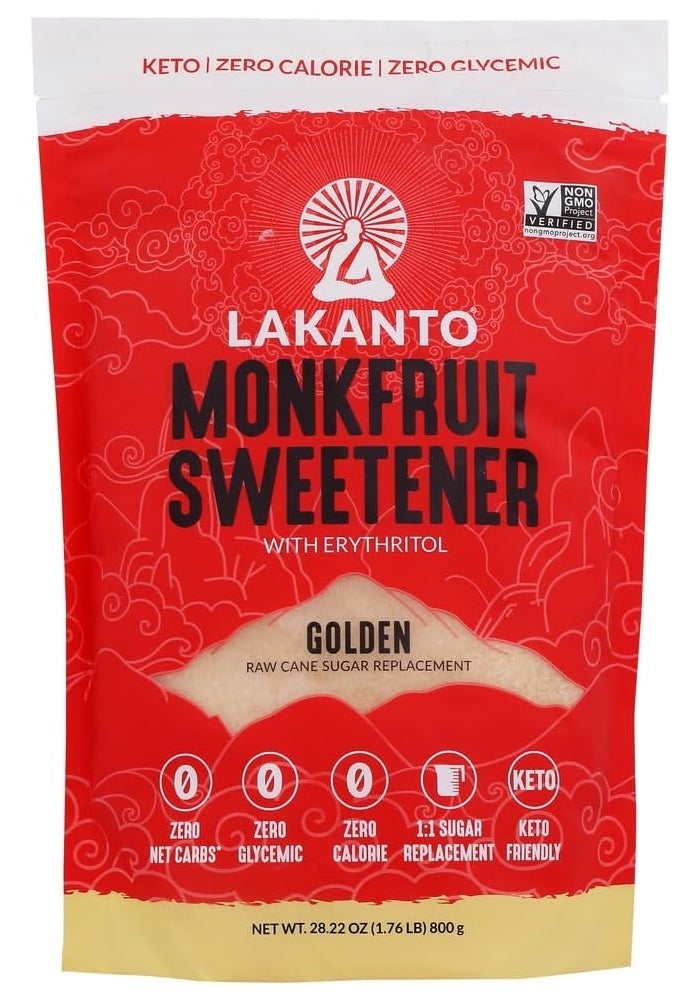 Lakanto Monk Fruit Sweetener Golden 28.22oz - Image 1